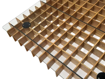 XL Kyoto Graphic Coffee Table by Gianfranco Frattini for Ghianda / Knoll, 1974